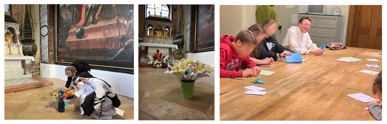 triptych Hroznata v parku II origami