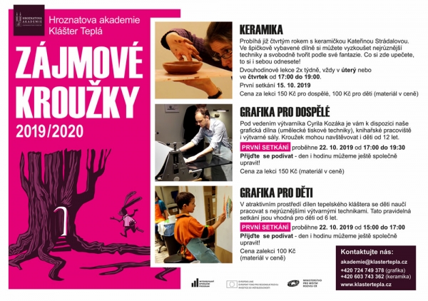 Pozv&aacute;nka na pravideln&eacute; z&aacute;jmov&eacute; kroužky