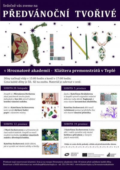 Předv&aacute;nočn&iacute; tvořiv&eacute; d&iacute;lny